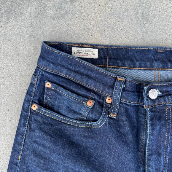 Levi's Premium Lot 502 Jeans Men's 31x30 (31x28) Blue Denim - Picture 6 of 9